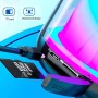 Panlouting Mini Altavoz Bluetooth 5.0 | Luz LED RGB MP3 | Micrófono Incorporado para Llamadas con Manos Libres | Ranura para