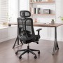 Magic Life Silla de Oficina ergonómica, Silla de Escritorio Ajustable de 4 Engranajes,reposacabezas 3D y cómoda Silla de