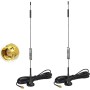 Bingfu 4G LTE Antena TS9 Base Magnética 7dBi(2-Paquete) para Verizon Jetpack 8800L 7730L AC791L Netgear LB1120 LB1121 Nighthawk