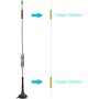 Bingfu 4G LTE Antena TS9 Base Magnética 7dBi(2-Paquete) para Verizon Jetpack 8800L 7730L AC791L Netgear LB1120 LB1121 Nighthawk