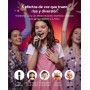 Altavoz Bluetooth Portátil de Karaoke de 200W, Equipado con 2 Micrófonos Inalámbricos para Karaoke, AUX, TF, USB, Ideal para