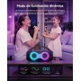 Altavoz Bluetooth Portátil de Karaoke de 200W, Equipado con 2 Micrófonos Inalámbricos para Karaoke, AUX, TF, USB, Ideal para