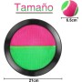 Juego de Pelotas con Velcro, Catch Ball con 2 Raquetas y 1 Pelota, Juego de Lanzamiento y Captura, Disco de Paletas con Bolas,