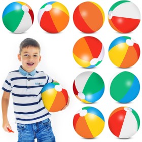 Palla Gonfiabile, 10 Pezzi Pelotas de Playa Hinchabl,Palla Gonfiabile Bambini,Palloni da Spiaggia Gonfiabili per Playa Piscina