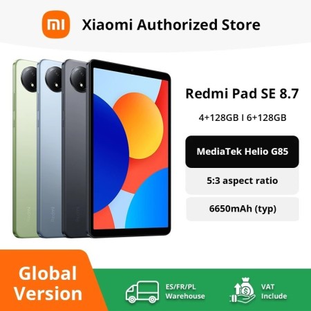 Xiaomi-Tableta Redmi Pad SE versión Global, dispositivo de 8,7 pulgada