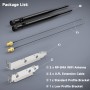 Bingfu Antena WiFi Doble Banda 2,4GHz 5,8GHz 6dBi RPSMA Macho +Cable Extensión U.FL IPX IPEX MHF4 a RP-SMA Hembra + Cubierta de