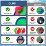 ZZXLOPEZ Juego Pelota Velcro, Juego de Pelota para Niños, 4 Velcro Ball Paddles y 4 Velcro Ball, Juegos de Playa para Niños,