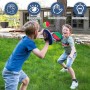 ZZXLOPEZ Juego Pelota Velcro, Juego de Pelota para Niños, 4 Velcro Ball Paddles y 4 Velcro Ball, Juegos de Playa para Niños,