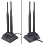 YILIANDUO Antena WiFi Doble Band 2,4 GHz 5,8 GHz Conector Macho RP-SMA para Tarjeta de Red WiFi PCI-E Adaptador WiFi Punto de