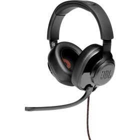 JBL Quantum 200 Auriculares para gamers con sonido QuantumSOUND y micrófono, con un diseño llamativo, compatible con múltiples