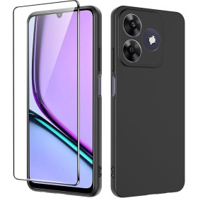 Heioloo Funda para Xiaomi Realme Note 60 Carcasa Antigolpes Anti-Arañazos TPU de Silicona Suave Case Cover + [1 Piezas] Cristal