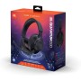 JBL Quantum 200 Auriculares para gamers con sonido QuantumSOUND y micrófono, con un diseño llamativo, compatible con múltiples