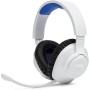 JBL Quantum 360P Auriculares inalámbricos con bluetooth para Playstation, micrófono desmontable, cancelación activa del ruido,