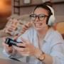 JBL Quantum 360P Auriculares inalámbricos con bluetooth para Playstation, micrófono desmontable, cancelación activa del ruido,