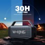 W-King Altavoz Bluetooth, 80W Peak IPX6 Altavoz Bluetooth portátil Resistente al Agua Inalámbrico con 2 Controladores deRango