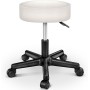 TRESKO Taburete con Ruedas Taburete Giratorio cosmético de Trabajo Consulta, Regulable en Altura, Giratorio en 360°, con Asiento