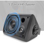 Herdio 5.25 Pulgadas Altavoces de Cubierta para Patio Interior y Exterior de 200 vatios Sistema de Montaje en Pared para Todo