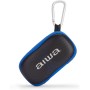Aiwa BS-110RD: Altavoz Bluetooth portátil, Resistente a la Humedad, pensado para Deportes Exteriores. Color Rojo