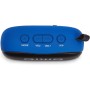 Aiwa BS-110RD: Altavoz Bluetooth portátil, Resistente a la Humedad, pensado para Deportes Exteriores. Color Rojo