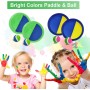 Jalunth Captura Bolas Raqueta Set - Lanzamiento Pelota Juegos Juguetes Playa Agua Jardin Exterior Interior Piscina Terraza para