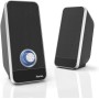 Hama | Altavoces para PC 2.0 estéreo (Altavoz para Ordenador de 6W, alimentación USB, Jack 3.5 mm, 50-20000 Hz, 4 Ω) Color