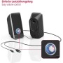 Hama | Altavoces para PC 2.0 estéreo (Altavoz para Ordenador de 6W, alimentación USB, Jack 3.5 mm, 50-20000 Hz, 4 Ω) Color