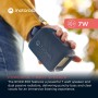 Motorola Sound - ROKR 300 Altavoz Bluetooth 5.3 – Altavoz Inalámbrico Portátil 7W – Altavoz Compacto IP67 Resistente al Agua y