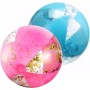 Glitter Pelota de Hinchable Beach,Transparente Pelotas de Playa,Lentejuelas Bola Hinchable para Actividades de Verano al Aire