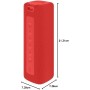 Xiaomi 41736 Haut-parleur Portable et de fête Enceinte Portable Mono Rouge 8 W