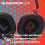 JBL Quantum 100N, auriculares para gaming con cable y micrófono extraíble, JBL QuantumSOUND Signature, compatibles con múltiples