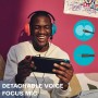 JBL Quantum 100N, auriculares para gaming con cable y micrófono extraíble, JBL QuantumSOUND Signature, compatibles con múltiples