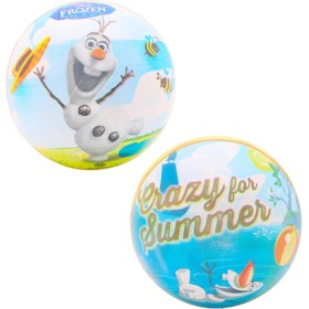 Toyland® Pelota de Juego Frozen de 9"/23 cm - Tema Olaf - Juegos de Playa - Juguetes para Interiores y Exteriores
