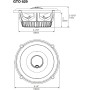 JBL Car GTO 609C Sistema de altavoces de componentes de 2-vías de 6,5 pulgadas, incluye 2 conos de rango medio y 2 conos de