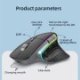 JOMAA-ratón inalámbrico para juegos de ordenador, Mouse negro de 2,4G 