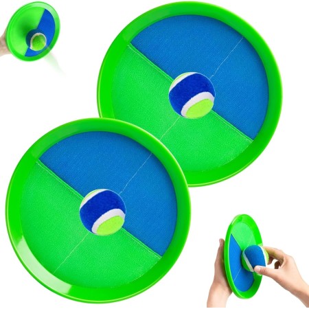 BFYGDP Juego de Lanzamiento y Captura Juego de Bolas de Atrapar Juego de Bola y Lanzamiento Juego Pelota Velcro Captura Bolas