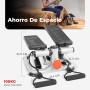 Sunny Health & Fitness Stepper de bajo Impacto para Entrenamiento Completo con Bandas de Resistencia - SF-S0978