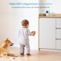ieGeek Camara Vigilancia Bebe 360º Type-C 1080P Vigilabebes con Camara, 4,3" 3000mAh Pantalla LCD, App Remoto, 4X, Voz Dual,