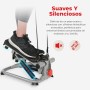 Sunny Health & Fitness Stepper de bajo Impacto para Entrenamiento Completo con Bandas de Resistencia - SF-S0978