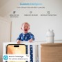 ieGeek Camara Vigilancia Bebe 360º Type-C 1080P Vigilabebes con Camara, 4,3" 3000mAh Pantalla LCD, App Remoto, 4X, Voz Dual,