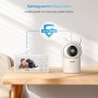 ieGeek Camara Vigilancia Bebe 360º Type-C 1080P Vigilabebes con Camara, 4,3" 3000mAh Pantalla LCD, App Remoto, 4X, Voz Dual,