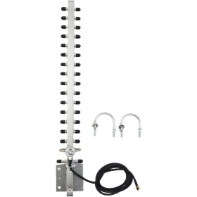 ZAMETTER RP-SMA 2.4GHz 25DBi Antena para Yagi inalámbrica direccional para Exteriores, WiFi para Router, señal WiFi de Aumento