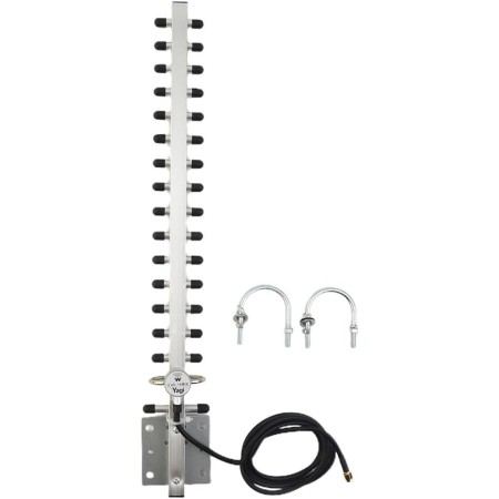 ZAMETTER RP-SMA 2.4GHz 25DBi Antena para Yagi inalámbrica direccional para Exteriores, WiFi para Router, señal WiFi de Aumento