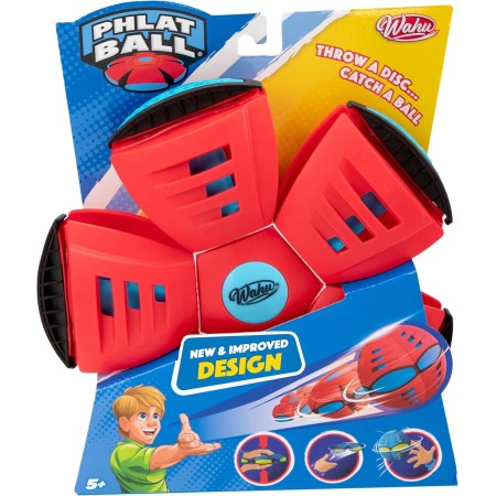 WAHU - PHLAT Ball Classic - Frisbee Volador Transformable en Balón - Juguetes de Exterior para Niños Desde 5 Años - Bola de