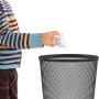 Zuvo - Papeleras (Ligeras y Resistentes, Forma Circular, Malla), 2 Unidades