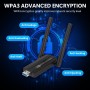 OFFCUP WiFi USB, 5400Mbps Adaptador WiFi USB para PC, Antena USB 3.0 WiFi 6E, Tri-Banda 2.4GHz/5GHz/6GHz Adaptador Inalámbrico