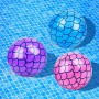 Pelota Inflable de Playa, 3pcs Pelotas Hinchables Piscina, Pelota de Agua para Niños, Juguetes Para Fiestas de Verano en la