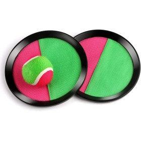 ISIGNO Paletas y Bola de Velcro Juego de Catch-Ball Juego de Pelota de Velcro Juego de Lanzamiento y Captura Deportivo 2 Paletas