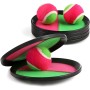ISIGNO Paletas y Bola de Velcro Juego de Catch-Ball Juego de Pelota de Velcro Juego de Lanzamiento y Captura Deportivo 2 Paletas