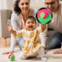 ISIGNO Paletas y Bola de Velcro Juego de Catch-Ball Juego de Pelota de Velcro Juego de Lanzamiento y Captura Deportivo 2 Paletas