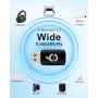 RENGOGA Antena WiFi USB Bluetooth AX900Mbps - Adaptador Red Dual Band 2.4G/5GHz 5.3 para PC/Laptop - Receptor USB 2.0 Compatible